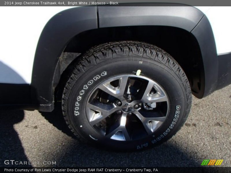 Bright White / Morocco - Black 2014 Jeep Cherokee Trailhawk 4x4