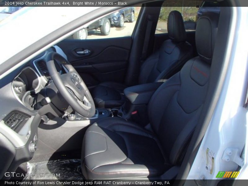 Bright White / Morocco - Black 2014 Jeep Cherokee Trailhawk 4x4