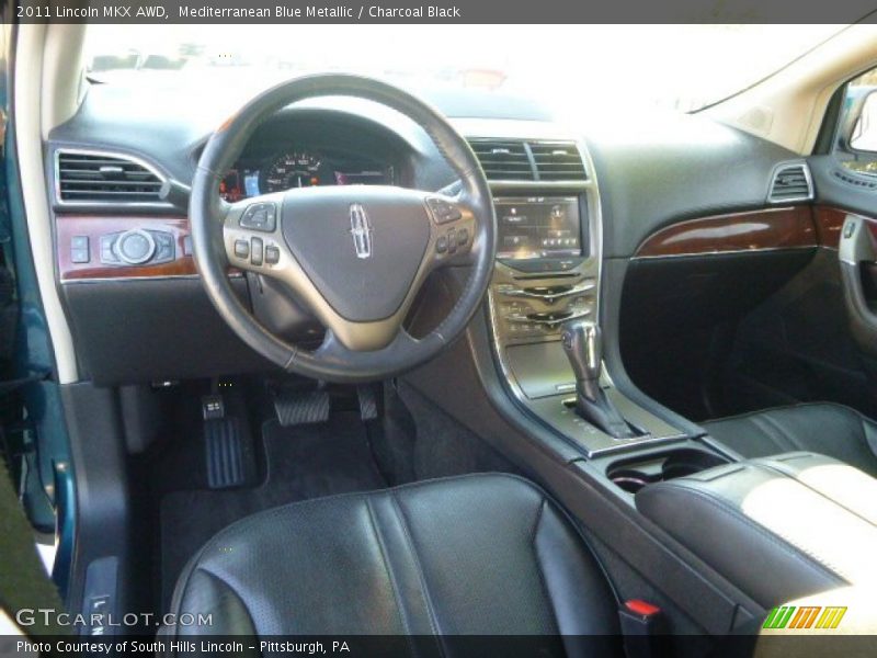 Mediterranean Blue Metallic / Charcoal Black 2011 Lincoln MKX AWD