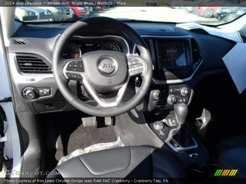Bright White / Morocco - Black 2014 Jeep Cherokee Trailhawk 4x4