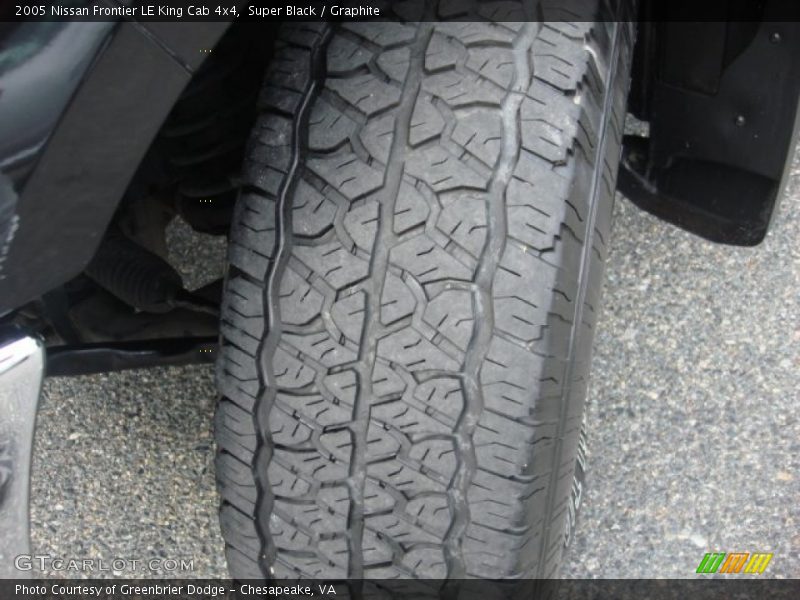 Super Black / Graphite 2005 Nissan Frontier LE King Cab 4x4