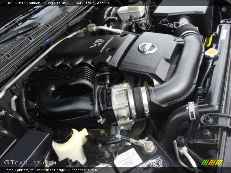 Super Black / Graphite 2005 Nissan Frontier LE King Cab 4x4