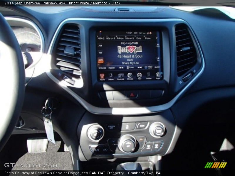 Bright White / Morocco - Black 2014 Jeep Cherokee Trailhawk 4x4