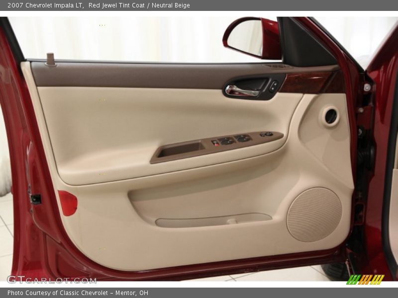 Red Jewel Tint Coat / Neutral Beige 2007 Chevrolet Impala LT