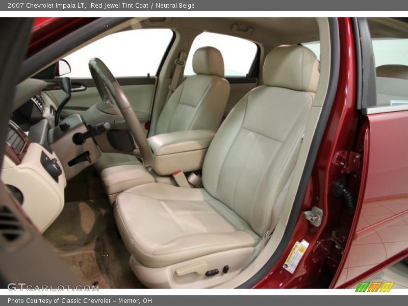 Red Jewel Tint Coat / Neutral Beige 2007 Chevrolet Impala LT