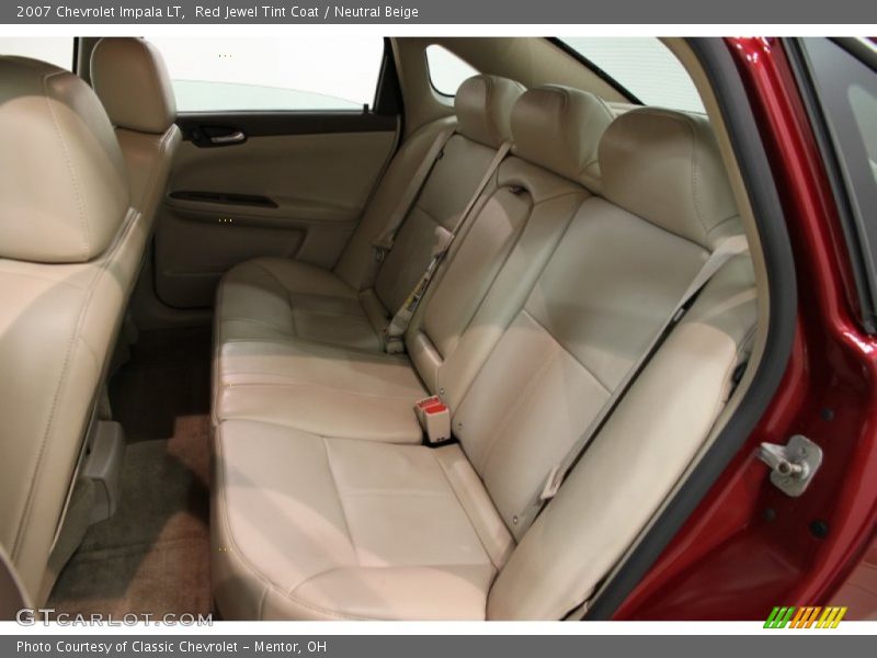 Red Jewel Tint Coat / Neutral Beige 2007 Chevrolet Impala LT