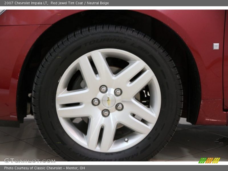 Red Jewel Tint Coat / Neutral Beige 2007 Chevrolet Impala LT