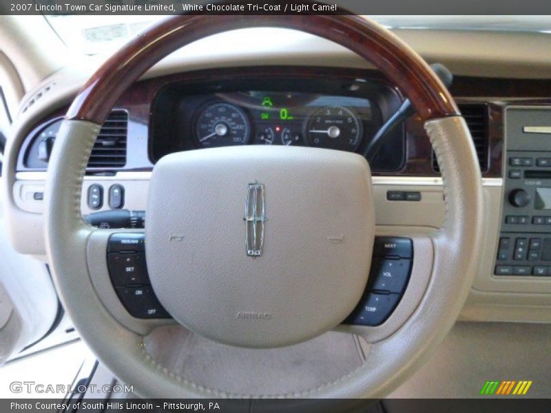 White Chocolate Tri-Coat / Light Camel 2007 Lincoln Town Car Signature Limited