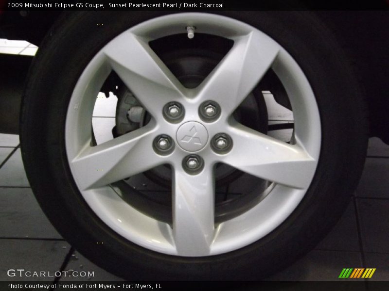 Sunset Pearlescent Pearl / Dark Charcoal 2009 Mitsubishi Eclipse GS Coupe