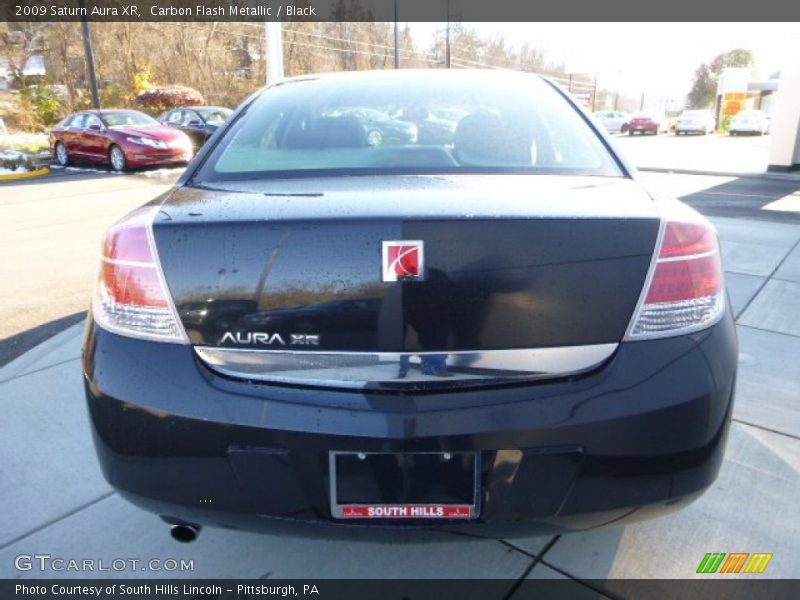 Carbon Flash Metallic / Black 2009 Saturn Aura XR