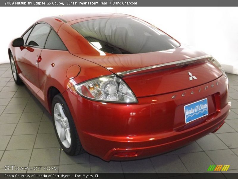 Sunset Pearlescent Pearl / Dark Charcoal 2009 Mitsubishi Eclipse GS Coupe
