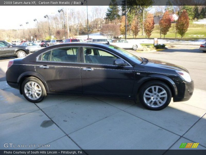 Carbon Flash Metallic / Black 2009 Saturn Aura XR
