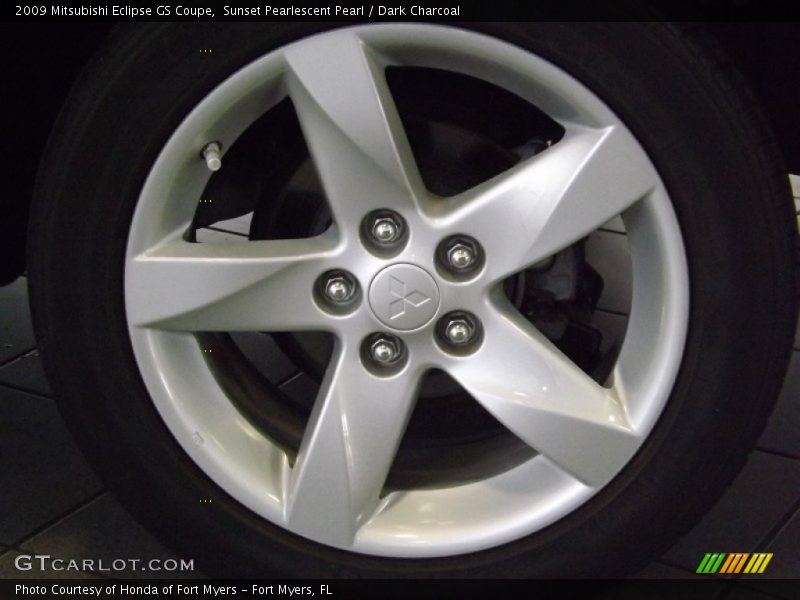Sunset Pearlescent Pearl / Dark Charcoal 2009 Mitsubishi Eclipse GS Coupe