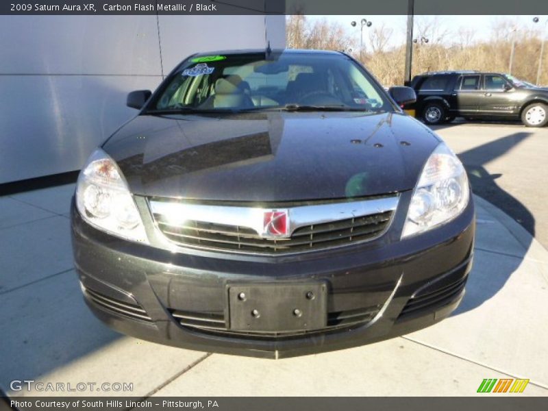 Carbon Flash Metallic / Black 2009 Saturn Aura XR