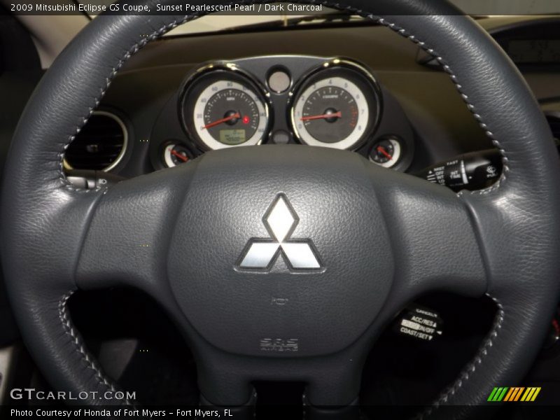 Sunset Pearlescent Pearl / Dark Charcoal 2009 Mitsubishi Eclipse GS Coupe