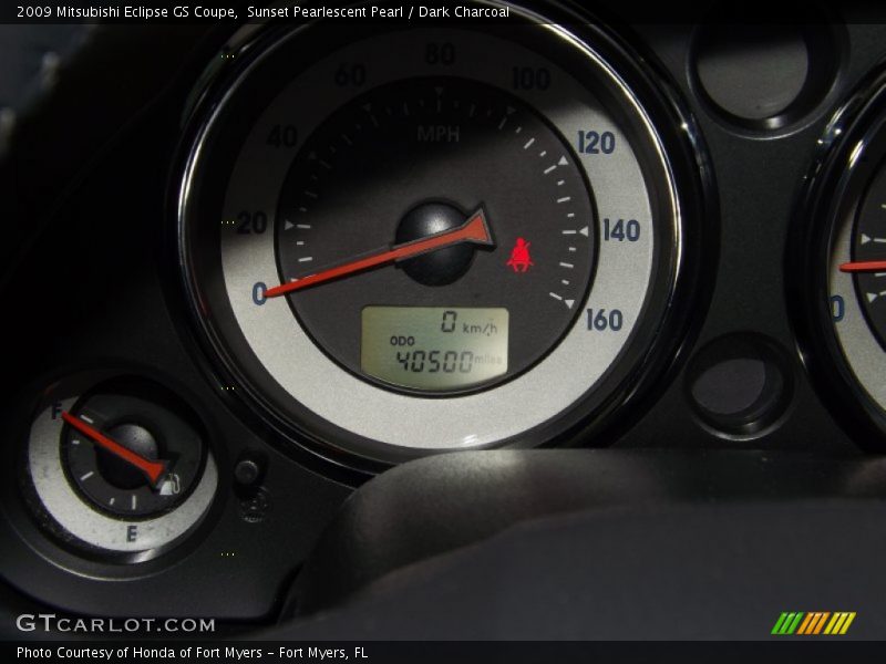 Sunset Pearlescent Pearl / Dark Charcoal 2009 Mitsubishi Eclipse GS Coupe
