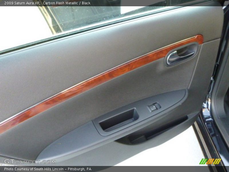 Carbon Flash Metallic / Black 2009 Saturn Aura XR