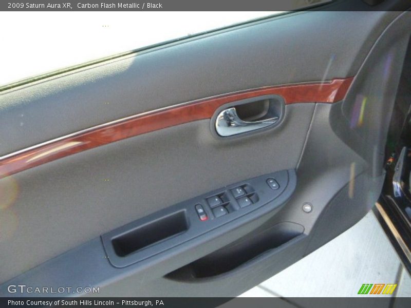 Carbon Flash Metallic / Black 2009 Saturn Aura XR