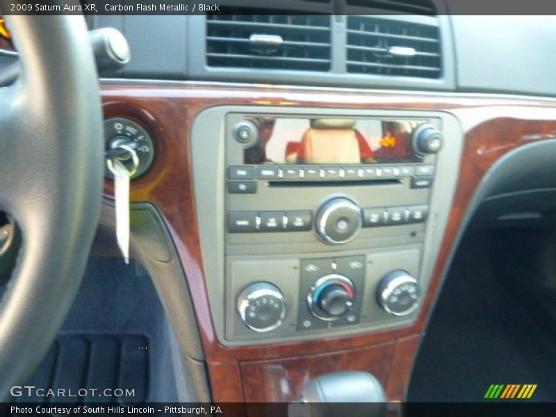 Carbon Flash Metallic / Black 2009 Saturn Aura XR