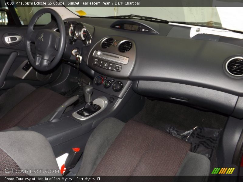 Sunset Pearlescent Pearl / Dark Charcoal 2009 Mitsubishi Eclipse GS Coupe