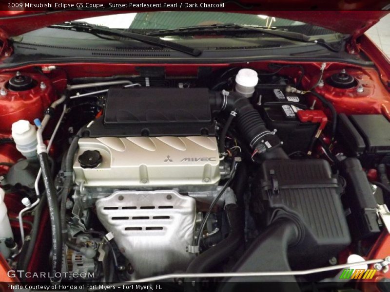Sunset Pearlescent Pearl / Dark Charcoal 2009 Mitsubishi Eclipse GS Coupe