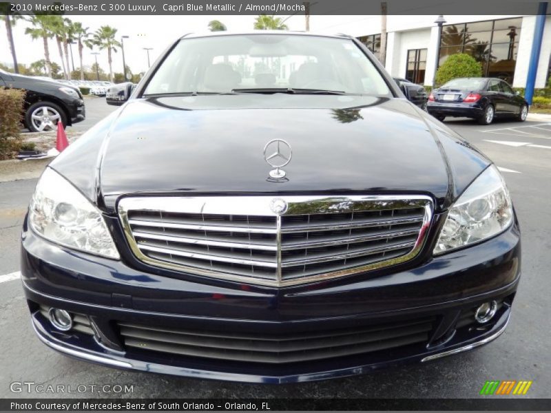 Capri Blue Metallic / Almond/Mocha 2010 Mercedes-Benz C 300 Luxury