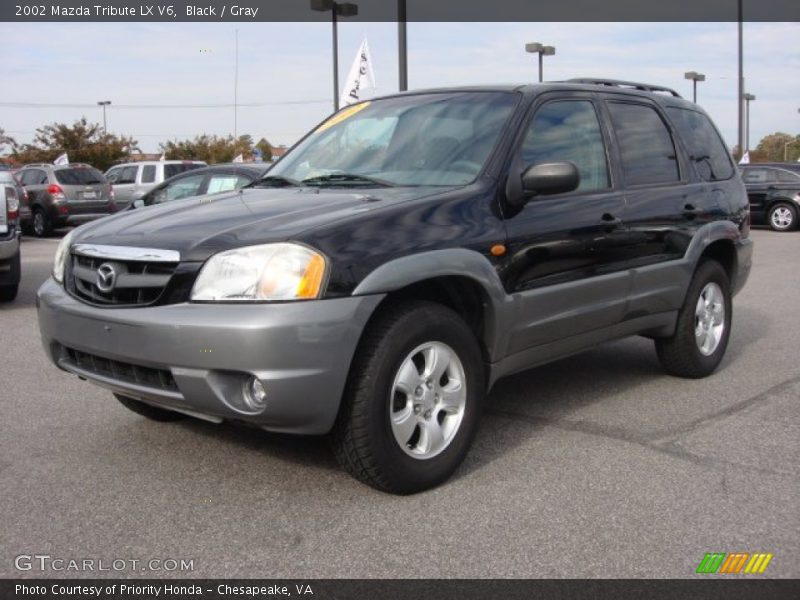 Black / Gray 2002 Mazda Tribute LX V6