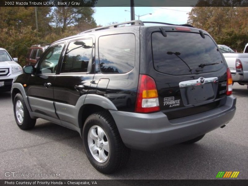 Black / Gray 2002 Mazda Tribute LX V6