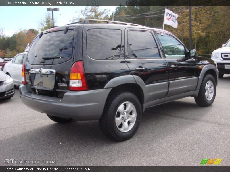 Black / Gray 2002 Mazda Tribute LX V6