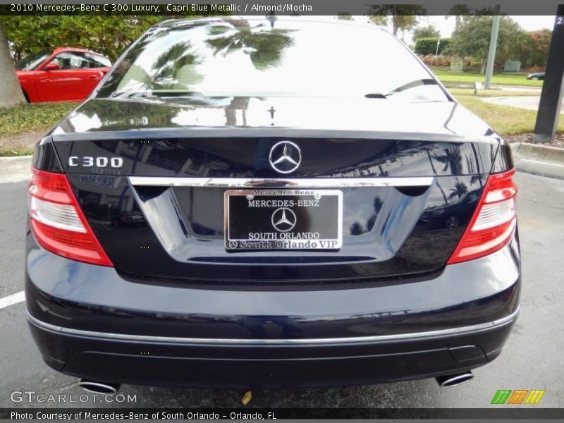 Capri Blue Metallic / Almond/Mocha 2010 Mercedes-Benz C 300 Luxury