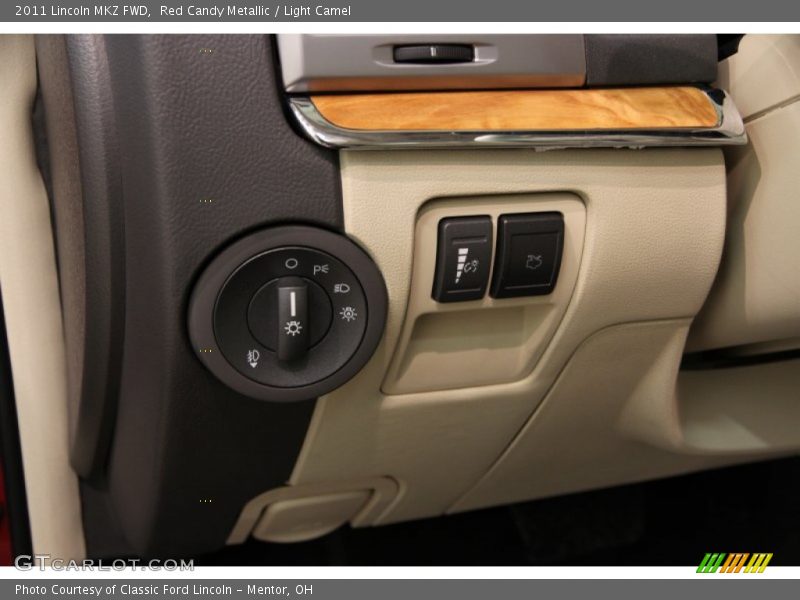 Red Candy Metallic / Light Camel 2011 Lincoln MKZ FWD