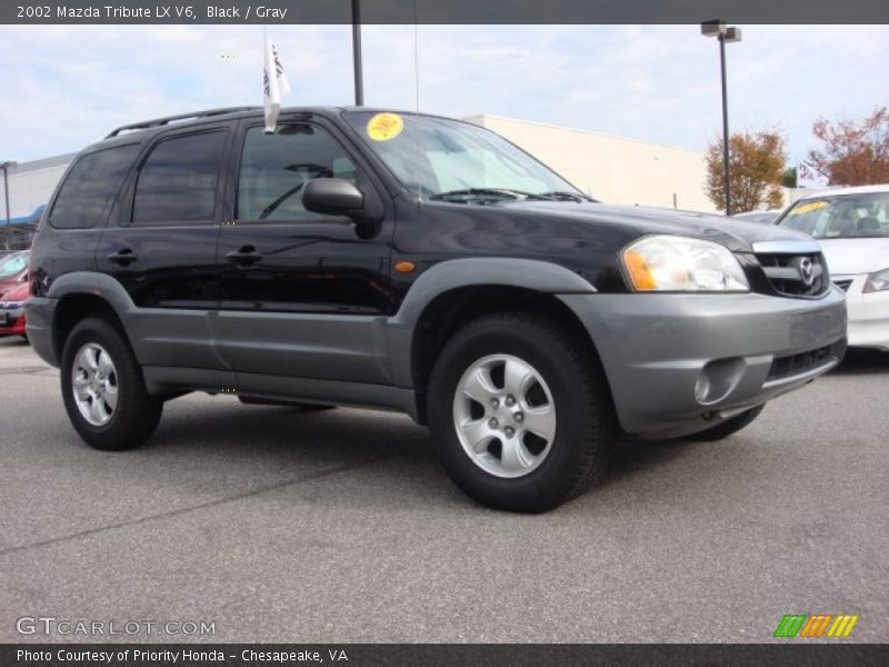 Black / Gray 2002 Mazda Tribute LX V6