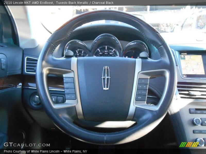 Tuxedo Black Metallic / Charcoal Black 2010 Lincoln MKT AWD EcoBoost