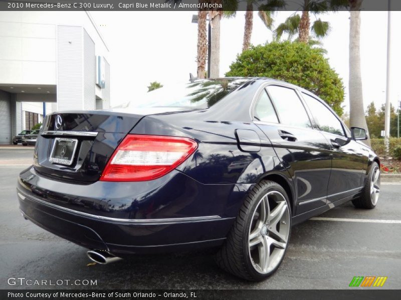 Capri Blue Metallic / Almond/Mocha 2010 Mercedes-Benz C 300 Luxury