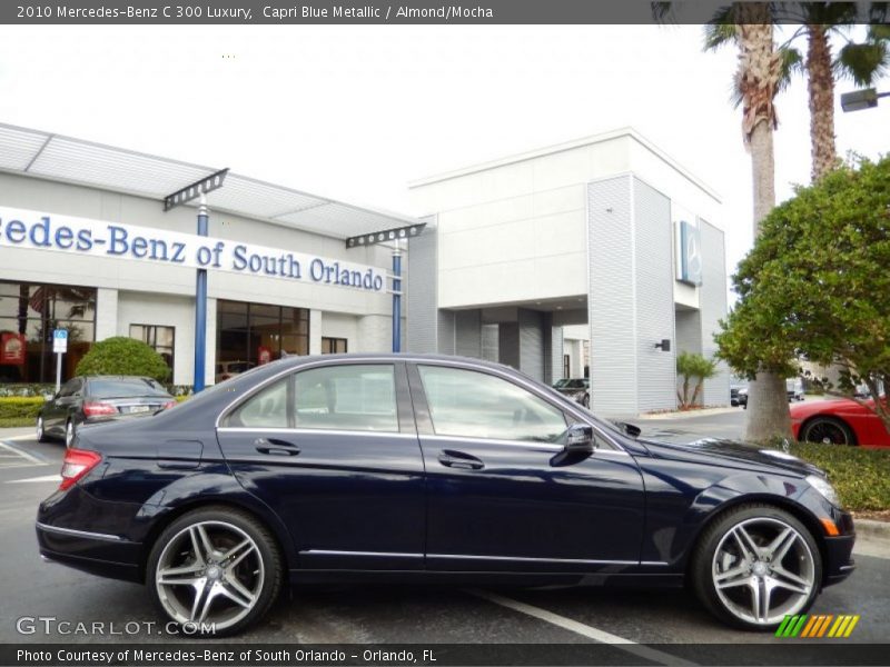 Capri Blue Metallic / Almond/Mocha 2010 Mercedes-Benz C 300 Luxury