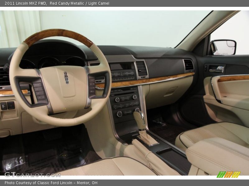 Red Candy Metallic / Light Camel 2011 Lincoln MKZ FWD