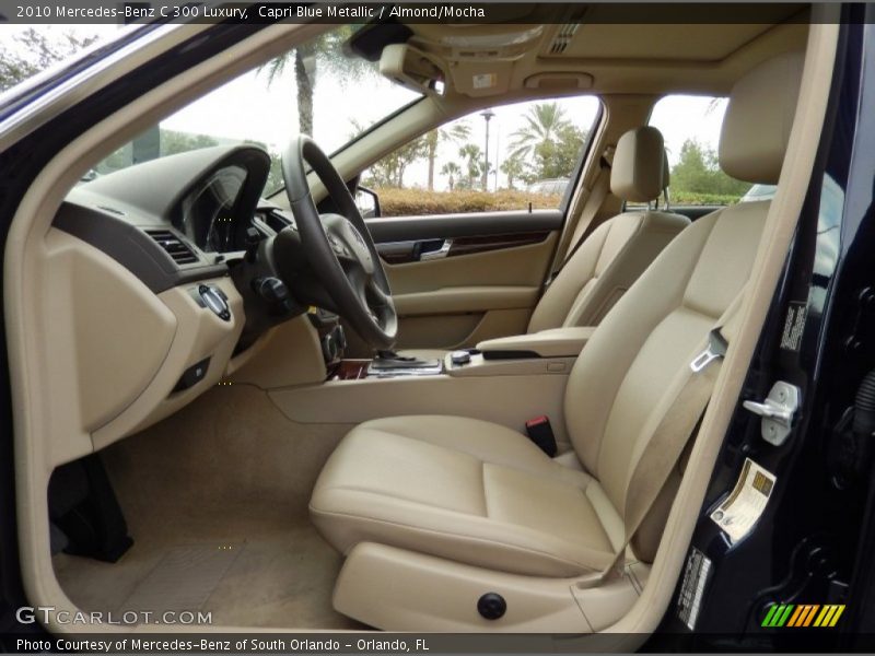 Capri Blue Metallic / Almond/Mocha 2010 Mercedes-Benz C 300 Luxury
