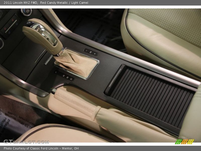 Red Candy Metallic / Light Camel 2011 Lincoln MKZ FWD