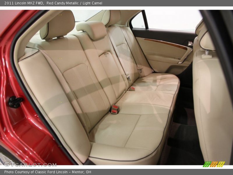 Red Candy Metallic / Light Camel 2011 Lincoln MKZ FWD