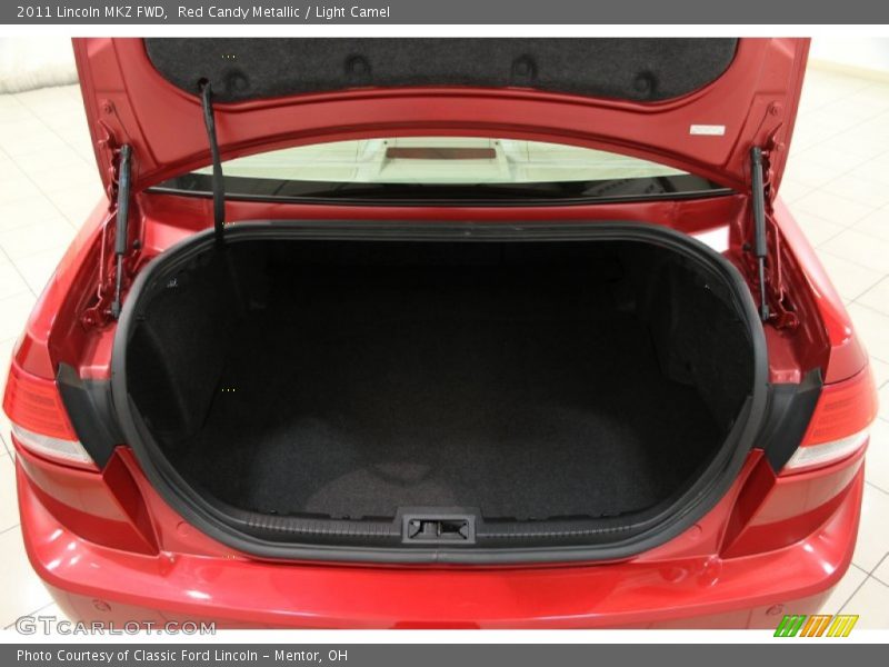 Red Candy Metallic / Light Camel 2011 Lincoln MKZ FWD
