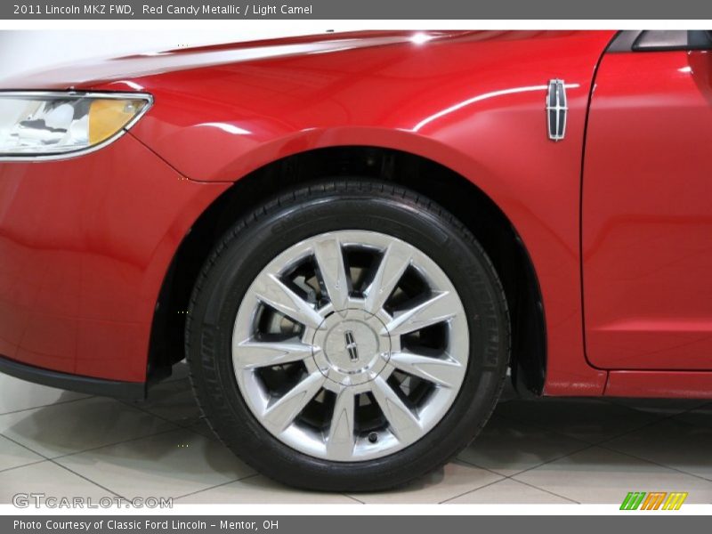 Red Candy Metallic / Light Camel 2011 Lincoln MKZ FWD