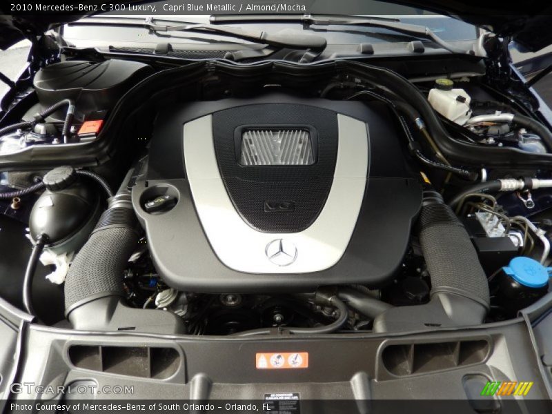 Capri Blue Metallic / Almond/Mocha 2010 Mercedes-Benz C 300 Luxury