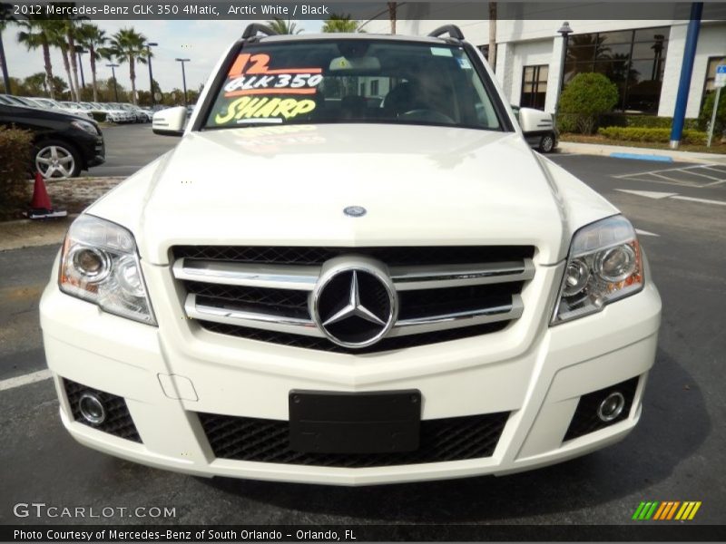 Arctic White / Black 2012 Mercedes-Benz GLK 350 4Matic
