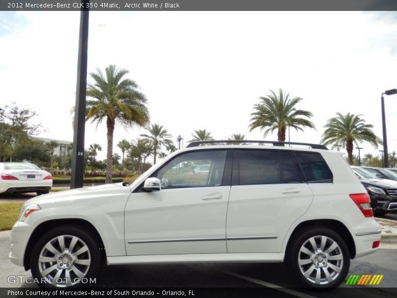 Arctic White / Black 2012 Mercedes-Benz GLK 350 4Matic