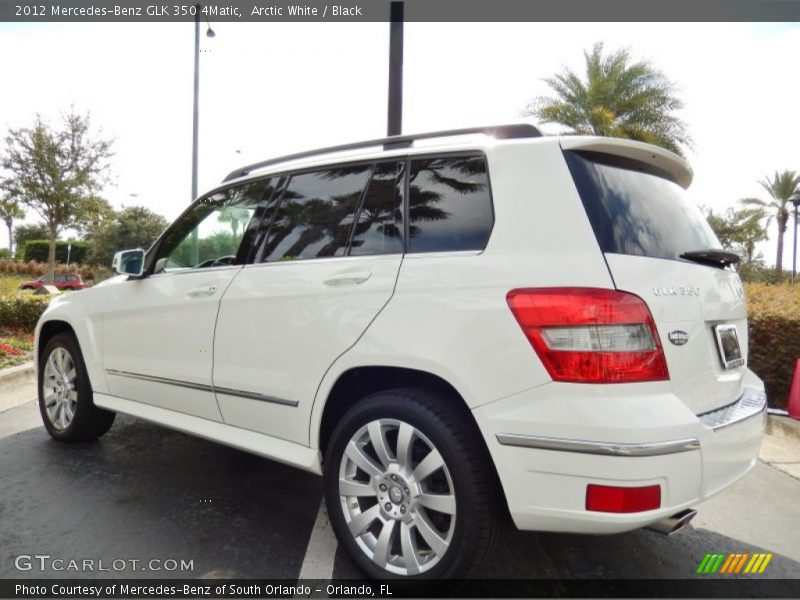 Arctic White / Black 2012 Mercedes-Benz GLK 350 4Matic