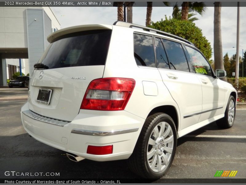 Arctic White / Black 2012 Mercedes-Benz GLK 350 4Matic