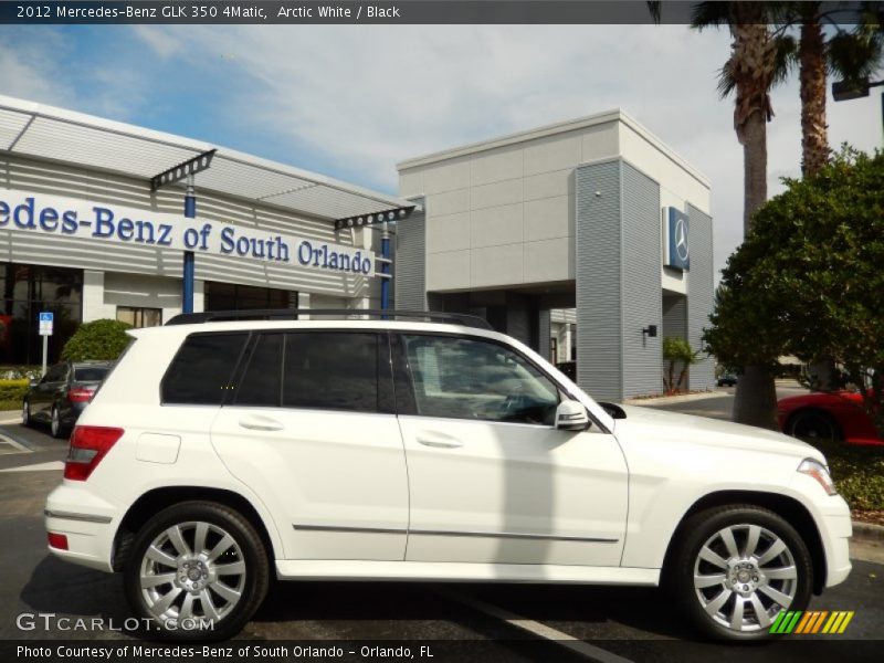 Arctic White / Black 2012 Mercedes-Benz GLK 350 4Matic