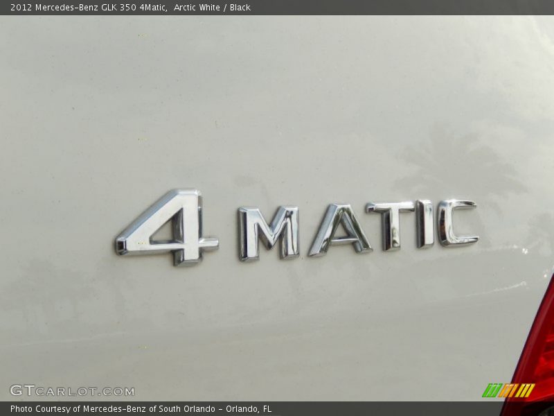 Arctic White / Black 2012 Mercedes-Benz GLK 350 4Matic