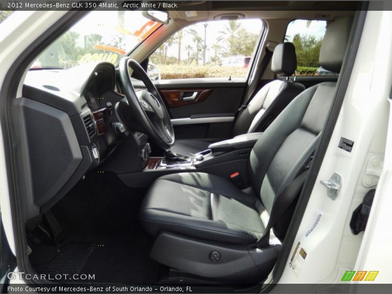 Arctic White / Black 2012 Mercedes-Benz GLK 350 4Matic