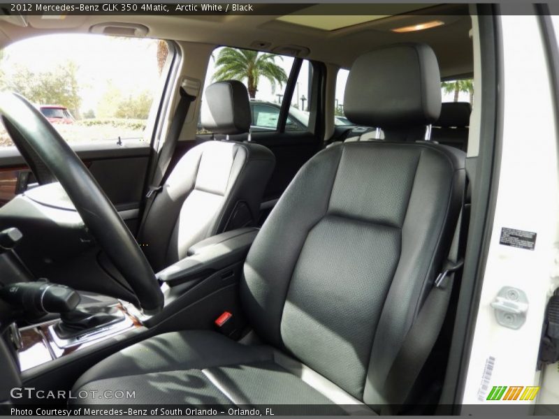 Arctic White / Black 2012 Mercedes-Benz GLK 350 4Matic